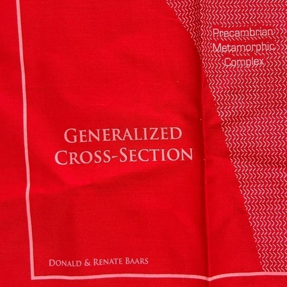 Colorado National Monument Bandana Handkerchief Red Vintage - Picture 2 of 5